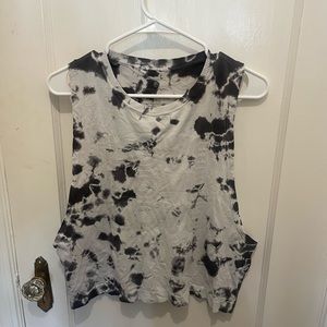 Spiritual gangster tie dye workout top